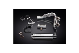 KAWASAKI KLE650 VERSYS 2007-14 SCARICO COMPLETO 320MM SILENZIATORE TRI BSAU INOX