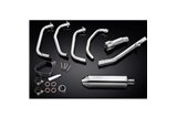 SUZUKI GSX750F SPORTS 98-06 FULL EXHAUST SYSTEM 320MM STAINLESS TRI SILENCER