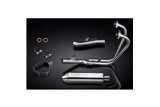 HONDA CB500 SPORT 1994-2003 SISTEMA DI SCARICO COMPLETO 320MM SILENZIATORE TRIPOLARE IN ACCIAIO INOX