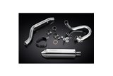 SUZUKI DRZ400S DRZ400SM SISTEMA DI SCARICO COMPLETO 320MM SILENZIATORE TRI BSAU INOX