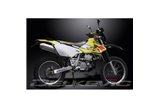 SUZUKI DRZ400S DRZ400SM SISTEMA DI SCARICO COMPLETO 320MM SILENZIATORE TRI BSAU INOX