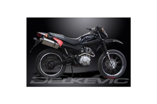 HONDA XR125L 2003-2010 SISTEMA DI SCARICO COMPLETO 320MM SILENZIATORE TRI BSAU INOX