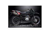 HONDA XR125L 2003-2010 SISTEMA DI SCARICO COMPLETO 320MM SILENZIATORE TRI BSAU INOX