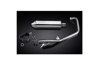 YAMAHA YBR125ED 2005-16 SISTEMA DI SCARICO COMPLETO 320MM SILENZIATORE TRI BSAU INOX