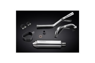 YAMAHA YZF-R125 2014-2016 FULL EXHAUST SYSTEM 320MM STAINLESS TRI SILENCER