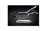 YAMAHA YZF-R125 2014-2016 FULL EXHAUST SYSTEM 320MM STAINLESS TRI SILENCER