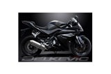 YAMAHA YZF-R125 2014-2016 SISTEMA DI SCARICO COMPLETO 320MM SILENZIATORE TRIPOLARE INOX