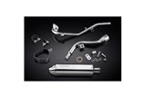 SUZUKI DR125SM 2009-14 FULL EXHAUST SYSTEM 320MM STAINLESS TRI BSAU SILENCER