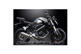 YAMAHA MT125 2014-2019 FULL EXHAUST SYSTEM 320MM STAINLESS TRI BSAU SILENCER