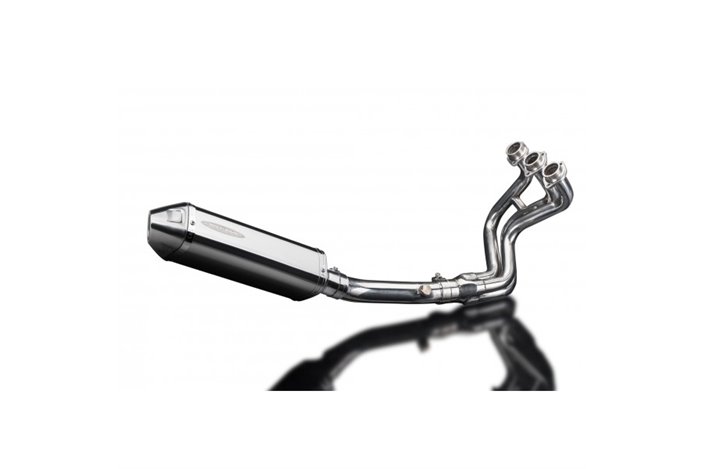 YAMAHA XSR900 16-20 FULL EXHAUST SYSTEM 320MM STAINLESS TRI BSAU SILENCER