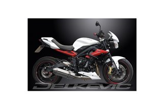 TRIUMPH STREET TRIPLE 675 13-16 DECAT SCARICO COMPLETO 3-1 SILENZIATORE TRI BSAU 320MM