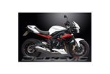 TRIUMPH STREET TRIPLE 675 13-16 DECAT FULL 3-1 EXHAUST 320MM TRI BSAU SILENCER