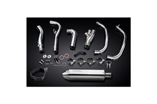 KAWASAKI NINJA 300 2013-19 SCARICO COMPLETO 2-1 320MM SILENZIATORE TRI BSAU INOX