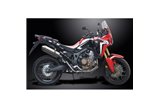 HONDA CRF1000L AFRICA TWIN 16-19 SCARICO COMPLETO 320MM SILENZIATORE TRI BSAU INOX