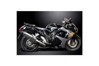 SUZUKI GSX1300R HAYABUSA 08-20 SISTEMA DI SCARICO 4-1 320MM SILENZIATORE TRI INOX