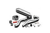 SUZUKI DR350 1990-1999 SCARICO COMPLETO 320MM SILENZIATORE INOX TRI-OVALE CAN