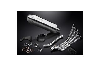 HONDA CB650R CB650R 2019-2021 4-1 SCARICO COMPLETO SILENZIATORE INOX TRI-OVALE DA 320 MM