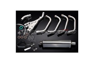 YAMAHA XJ600 DIVERSION 92-04 SCARICO COMPLETO 4-1 SILENZIATORE INOX TRI-OVALE 420MM