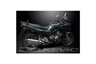 YAMAHA XJ600 DIVERSION 92-04 SCARICO COMPLETO 4-1 SILENZIATORE INOX TRI-OVALE 420MM