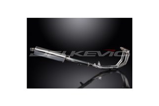 HONDA CBR600F 1999-2000 FULL EXHAUST 4-1 420MM TRI-OVAL STAINLESS SILENCER