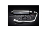 HONDA CB125 2008-2015 SCARICO COMPLETO 420MM SILENZIATORE INOX TRI-OVALE