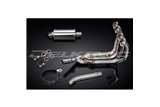 SISTEMA DI SCARICO COMPLETO YAMAHA YZF600R THUNDERCAT 225MM INOX OVALE TUTTI GLI ANNI