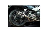 SISTEMA DI SCARICO COMPLETO HONDA VFR800FI 98-01 SILENZIATORE OVALE INOX DA 225 MM