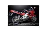 KAWASAKI ZZR400/600 1990-2009 SISTEMA DI SCARICO COMPLETO 4-2 SILENZIATORI INOX DA 225 MM