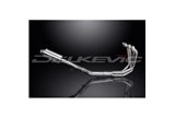 SUZUKI GSX650FA 2007-16 FULL EXHAUST SYSTEM 225MM STAINLESS OVAL SILENCER