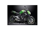 KAWASAKI ER6N ER6F 2012-16 SISTEMA DI SCARICO COMPLETO SILENZIATORE OVALE INOX DA 225 MM