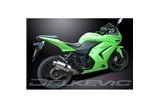 KAWASAKI 250R NINJA 2008-2013 SCARICO COMPLETO 2-1 225MM SILENZIATORE OVALE INOX