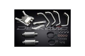 YAMAHA FJ1200 1TX 1986-1987 SCARICO COMPLETO 4-2 225MM SILENZIATORI OVALI INOX