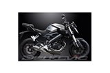 YAMAHA MT125 2014-2019 SISTEMA DI SCARICO COMPLETO SILENZIATORE OVALE INOX DA 225 MM