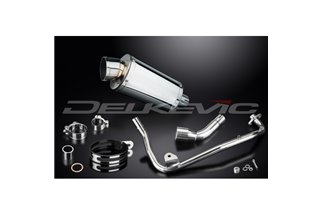 HONDA MSX125 GROM 13-15 PARAFANGO SISTEMA DI SCARICO COMPLETO 225MM OVALE INOX