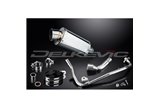 HONDA MSX125 GROM 13-15 PARAFANGO SISTEMA DI SCARICO COMPLETO 225MM OVALE INOX