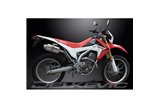 HONDA CRF250 LM 2012-16 SISTEMA DI SCARICO COMPLETO SILENZIATORE OVALE INOX DA 225 MM