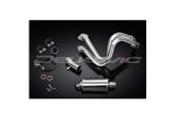 KAWASAKI Z650 2017-2023 SCARICO COMPLETO 2-1 225MM OVALE SILENZIATORE INOX CAN