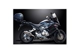 HONDA VFR800X CROSSRUNNER 11-14 SCARICO COMPLETO SILENZIATORE OVALE INOX 225MM