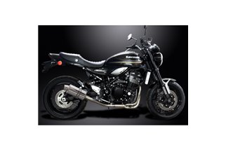 KAWASAKI Z900RS Z900SE 2018-24 SISTEMA DI SCARICO COMPLETO SILENZIATORE OVALE INOX DA 225 MM