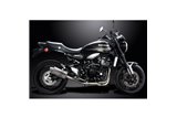 KAWASAKI Z900RS Z900SE 2018-24 SISTEMA DI SCARICO COMPLETO SILENZIATORE OVALE INOX DA 225 MM