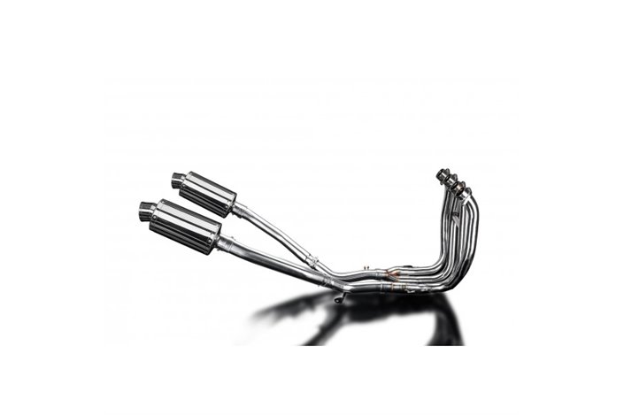 SUZUKI GSX1300R HAYABUSA 08-20 4-2 EXHAUST SYSTEM 225MM STAINLESS OVAL