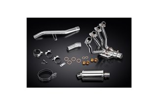 KAWASAKI GTR1400 07-20 SISTEMA DI SCARICO COMPLETO SILENZIATORE OVALE INOX 225MM