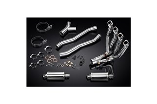 KAWASAKI GTR1400 07-20 SISTEMA DI SCARICO COMPLETO 42 225MM SILENZIATORE INOX OVALE