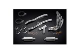 KAWASAKI ZZR1400 08-11 SISTEMA DI SCARICO 4-2 SILENZIATORI OVALI INOX DA 225 MM