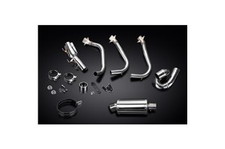 TRIUMPH STREET TRIPLE 765RS 2017-20 SISTEMA DI SCARICO COMPLETO OVALE 225MM INOX