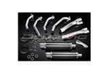 HONDA GL1000 GOLDWING 75-79 SCARICO COMPLETO 4-2 INOX SILENZIATORI IN CARBONIO DA 350 MM