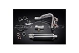 KAWASAKI KLE650 VERSYS 2007-14 SCARICO COMPLETO 350MM CARBONIO TONDO BSAU SILENZIATORE