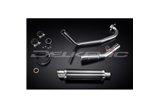 YAMAHA MT125 2014-2019 SISTEMA DI SCARICO COMPLETO SILENZIATORE TONDO BSAU IN CARBONIO DA 350 MM