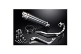 HONDA CRF250 LM 2012-16 SISTEMA DI SCARICO COMPLETO 350MM CARBONIO SILENZIATORE BSAU TONDO