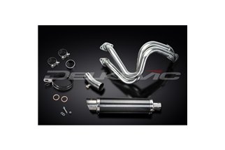 KAWASAKI Z650 2017-2023 SCARICO COMPLETO 2-1 SILENZIATORE TONDO IN CARBONIO DA 350 MM